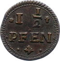 1½ Pfennig
