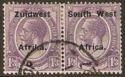 King George V, Overprinted Pair