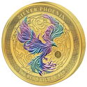 2 Dollars (Silver Phoenix 1 Oz. Golden Holographic)