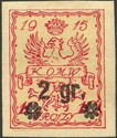 Polish Eagle - New Colors - "2gr" and Asterisk - 1st Edition