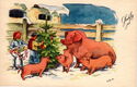 Christmas Card. Vilhelm Hansen