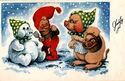 Christmas Card. Vilhelm Hansen