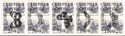Butterflies Overprints on Soviet Definitives