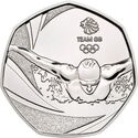 50 Pence (Support for Team GB, Rio 2016)