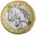 5 Euro (French's favourite animals - Horse)