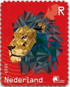 Crypto Stamp 5.1: Lion (red)