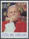 John Paul II wearing Red Stole, Hand on Chin