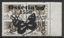 Butterflies Overprints on Russian Definitives