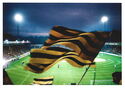 60 / 5.000 Evening match atmosphere, Alemannia - Mönchengladbach, March 3, 2000