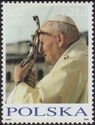 John Paul II holding Crucifix