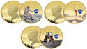 Half Dollar (Set 3 x Half Dollar NASA Space Exploration: A Journey to the Moon)