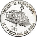 5 Pesos (Transport - The Railway in Cuba - Piedfort)