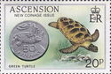 Fifty Pence,Green Sea Turtle (Chelonia mydas)