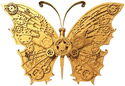 2,000 CFA Francs (Steampunk Allegiance - Mech Butterfly - Gilded)