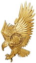 2,000 CFA Francs (Steampunk Allegiance - Mech Eagle, gilded)