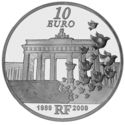 10 Euro (20th Anniv. of the Fall of the Berlin Wall)