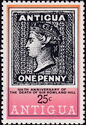 Antigua 1d Stamp of 1863