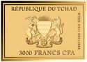 3,000 CFA Francs (Happy New Year - No date)