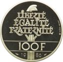 100 Francs (100th Anniversary of the Statue of Liberty. Pt. 0.999)