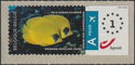Blue-cheeked Butterflyfish (Chaetodon semilarvatus) Linotype