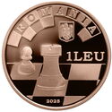 1 Leu (Centennial of the Romanian Chess Federation)