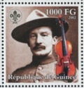 Lord Baden-Powell and violin