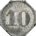 10 Pfennig (HÜTTEN-VERWALTUNG)