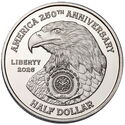 ½ Dollars (America 250th Anniversary - Proclaim Liberty)