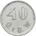 40 Pfennig (G.v.B.W.)