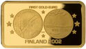100 CFA Francs (History of Gold Euros - Finland 2002)