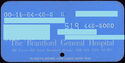 Patient Identification Card - The Brantford General Hospital