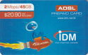 IDM, ADSL 2Mb/45Gb (face value = 20,90)