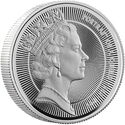 5 Pounds (Portraits of a Queen 3/5 – Raphael David Maklouf (1985~1997) - Silver Piedfor…