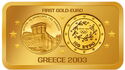 100 CFA Francs (History of Gold Euros - Greece 2003)