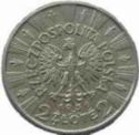 2 Złote (Chief of State Jozef Pilsudski)