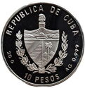 10 Pesos (5th Centennial Discovery of America - Arrival to Cuba)