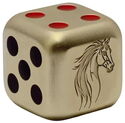 1 Dollar (Year Of The Horse Dice - Gilded)