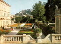 Mozartstraße SALZBURG | Mirabellgarten mit Festung