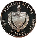5 Pesos (70th Anniversary of the October Socialist Revolu...