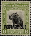 Sumatran Rhinoceros Overprinted