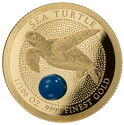100 CFA Francs (Gemme d´Or Opal - Sea Turtle)