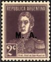 José Francisco de San Martín (1778-1850), ovpt. “M.A.”