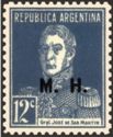 José Francisco de San Martín (1778-1850), ovpt. “M.H.”