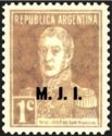 José Francisco de San Martín (1778-1850), ovpt. “M.J.I.”