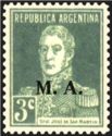 José Francisco de San Martín (1778-1850), ovpt. “M.A.”