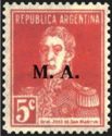 José Francisco de San Martín (1778-1850), ovpt. “M.A.”