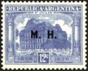 100 years of Argentine Post, Main Post Office, ovpt. “M.H