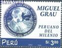 Admiral Miguel Grau in medallion