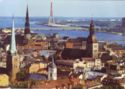 Riga. Panorama of old city