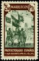 Banderas Victoriosas overprint "Cabo Juby"